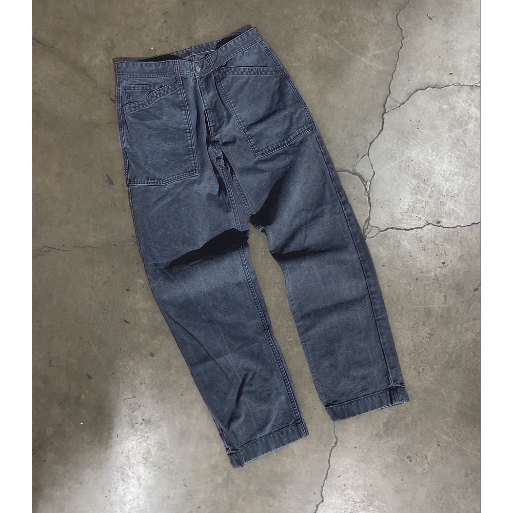 Oobe Brand 161 King St Jeans Mens 34x32 Black Japanese Fabric Straight Leg